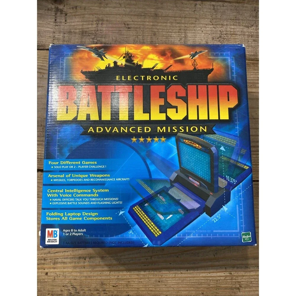 2000 MB Electronic Advanced Mission Battleship Game (Complete) Tested And Works